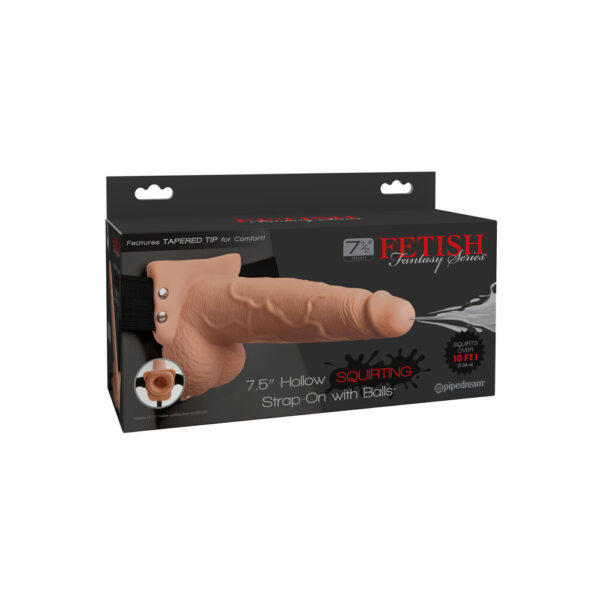 Fetish Fantasy 7.5 Inch Hollow Squirting Strapon - XToys UK