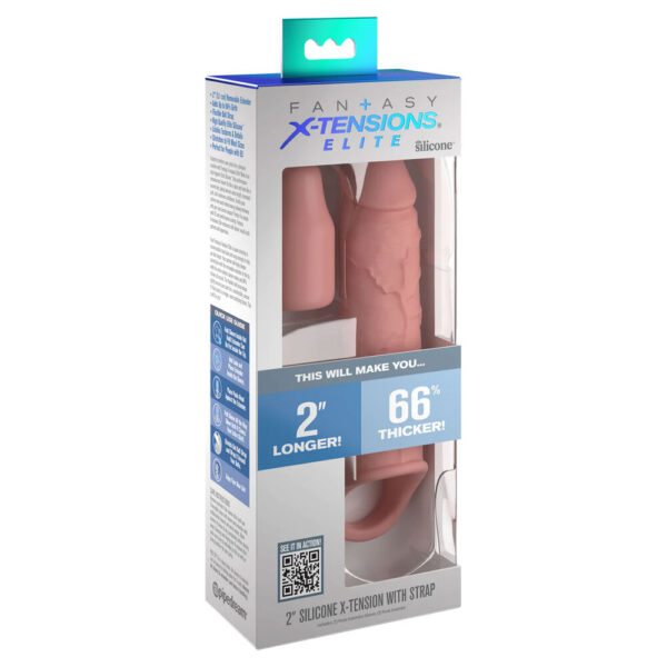 XTensions Elite 2 Inch Penis Extender With Strap - XToys UK