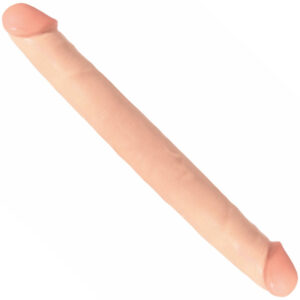 Basix 12 Inch Double Dong Flesh - XToys UK