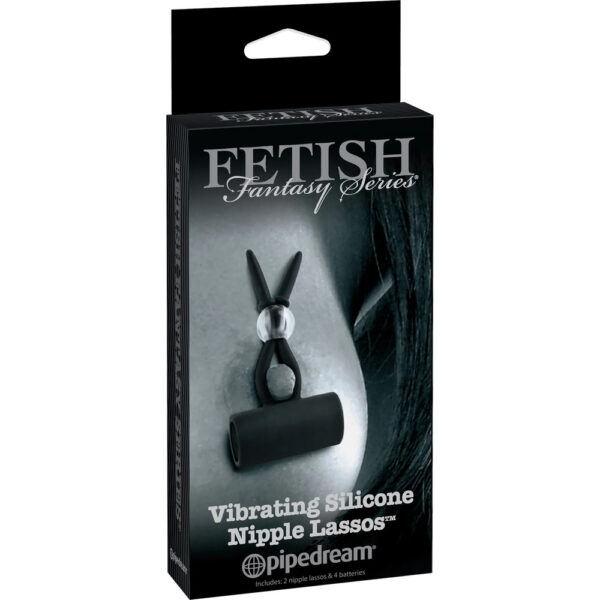 Fetish Fantasy Series Vibrating Silicone Nipple Lassos - XToys UK