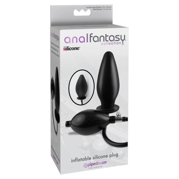 Anal Fantasy Inflatable Silicone Plug 4.25 Inches - XToys UK