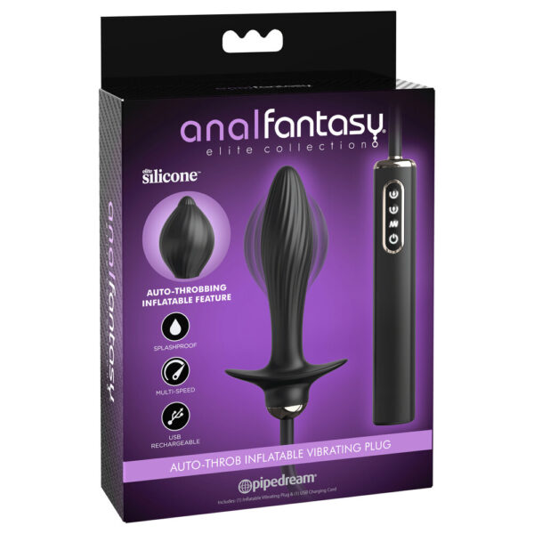 Pipedream Anal Fantasy Auto Throb Inflatable Vibrating Plug - XToys UK