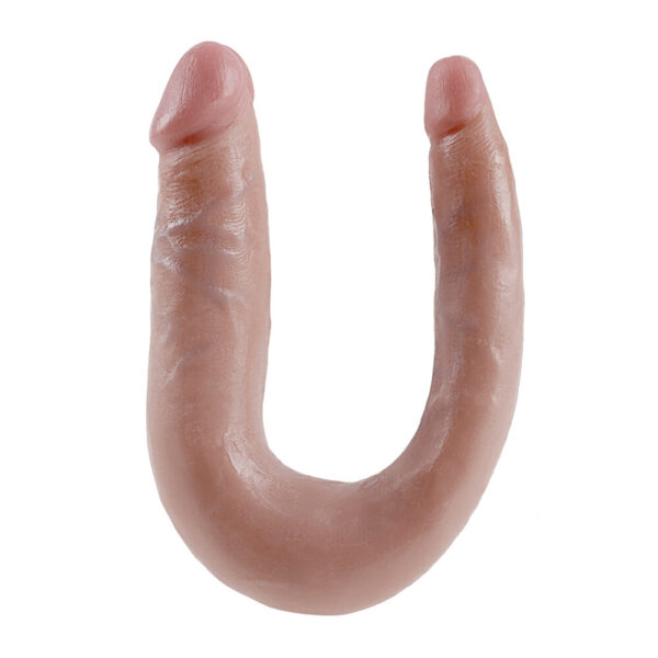 King Cock Small Double Trouble Flesh - XToys UK