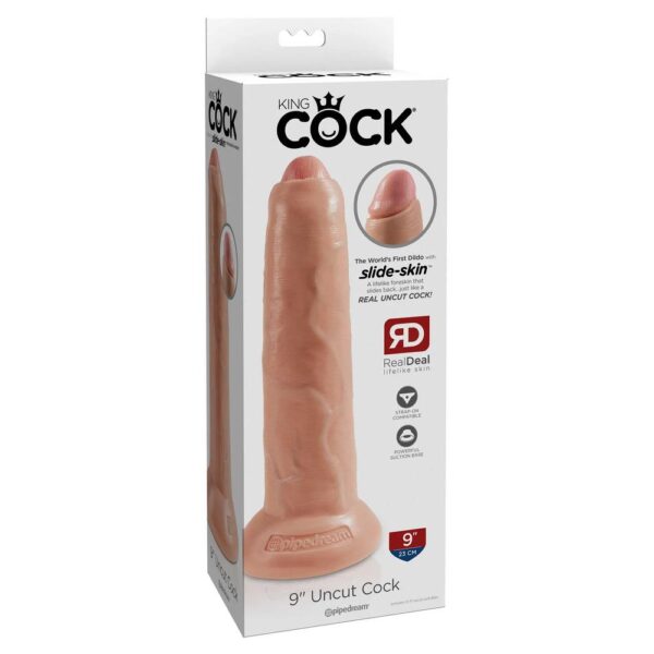 King Cock 11 Inch Squirting Cock With Balls Flesh - XToys UK