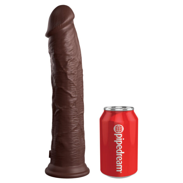 King Cock Elite 11 Inch Dual Density Cock Flesh Brown - XToys UK