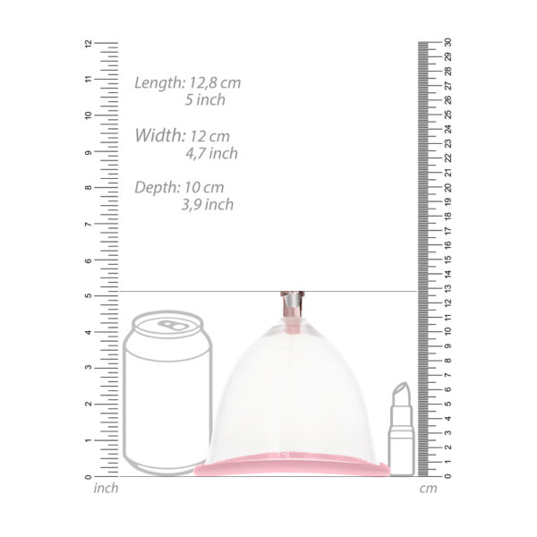 Pumped Breast Pump Medium Rose Gold - XToys UK