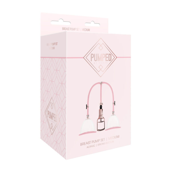 Pumped Breast Pump Medium Rose Gold - XToys UK