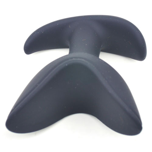 Black Silicone Ass Anchor Butt Plug - XToys UK