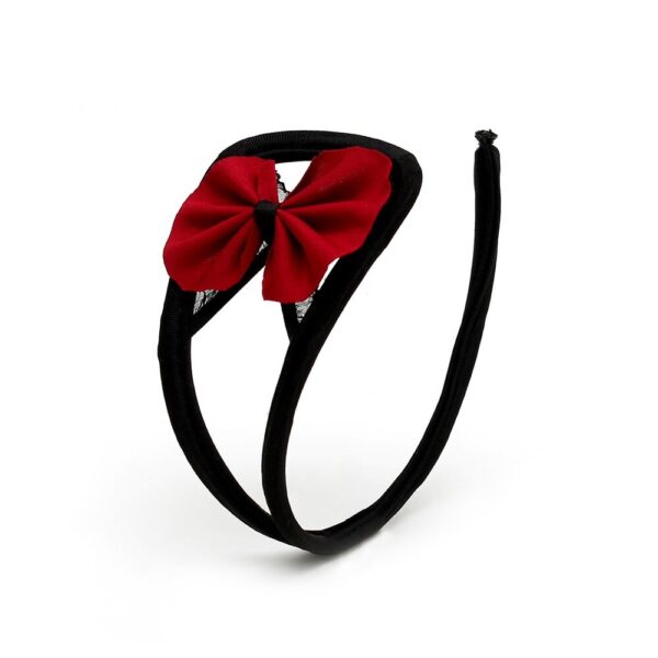 Sexy Black and Red Strapless CString - XToys UK