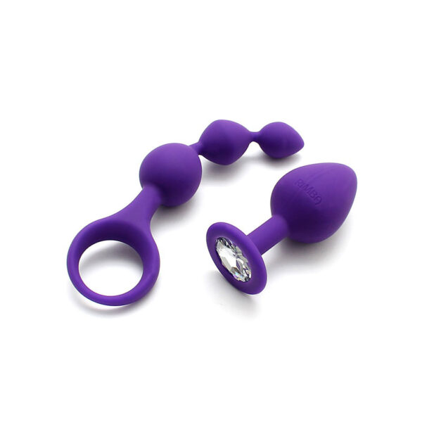 Barcelona Purple Anal Pleasure Play Set - XToys UK