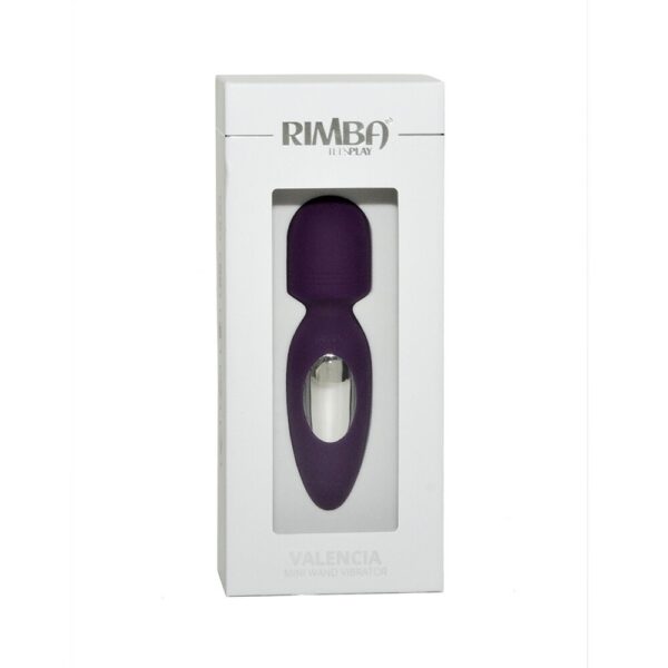 Rimba Valencia Mini Wand Vibrator Purple - XToys UK