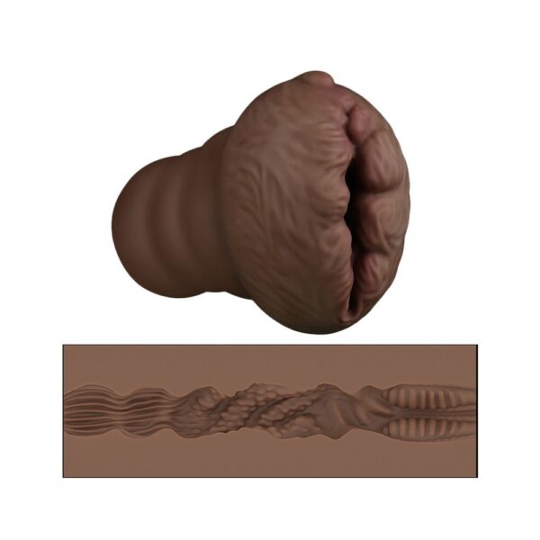 Lovetoy Aliens Pie Number 3 Masturbator Flesh Brown - XToys UK