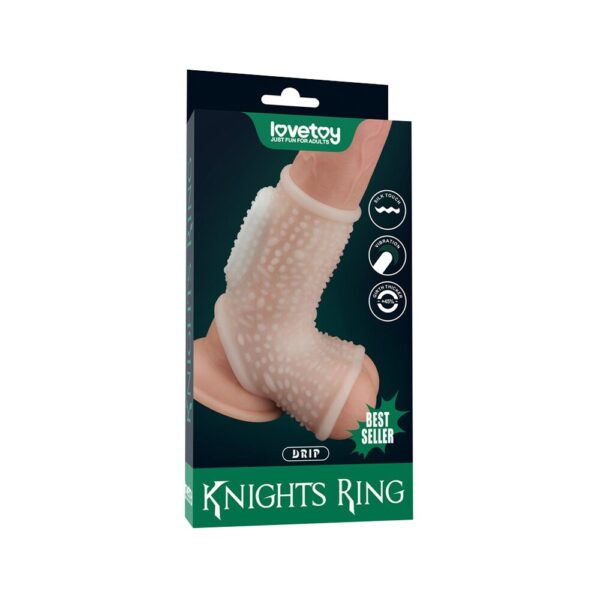 Lovetoy Drip Knights Ring Vibrating Penis Sleeve - XToys UK