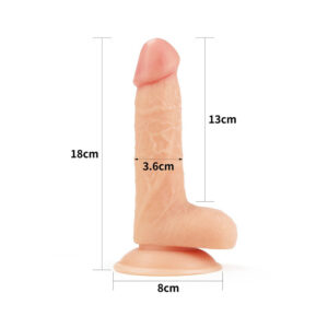 Lovetoy 7 Inch The Ultra Soft Dude Dildo - XToys UK