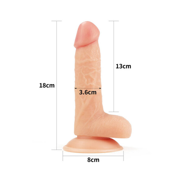 Lovetoy 7 Inch The Ultra Soft Dude Dildo - XToys UK