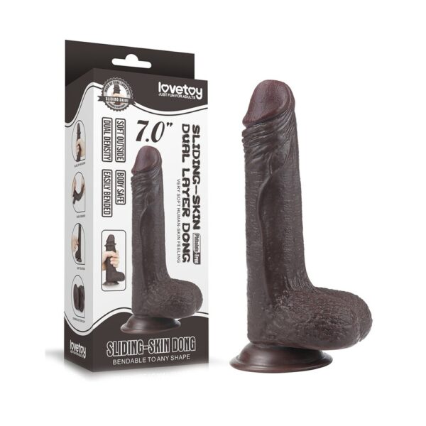 Lovetoy Sliding Skin 7 Inch Dong - XToys UK