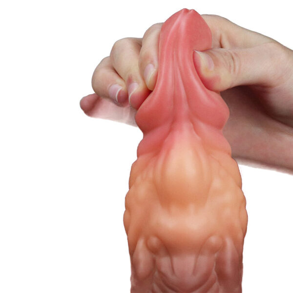 Lovetoy 7 Inch Dual Layered Silicone Cock - XToys UK