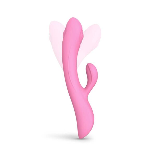 Love To Love Bunny And Clyde Tapping Rabbit Vibrator Pink - XToys UK