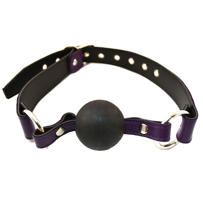 Rouge Garments Ball Gag Purple - XToys UK