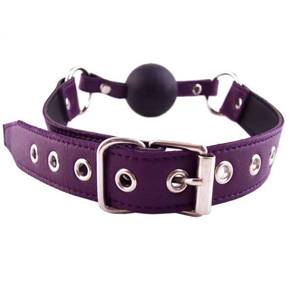 Rouge Garments Ball Gag Purple - XToys UK