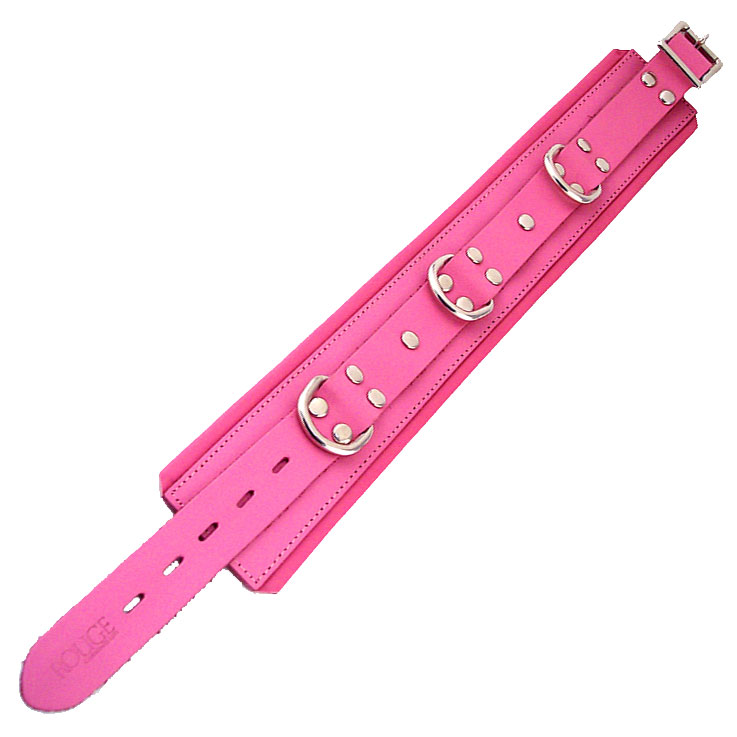 Rouge Garments Pink Padded Collar - XToys UK