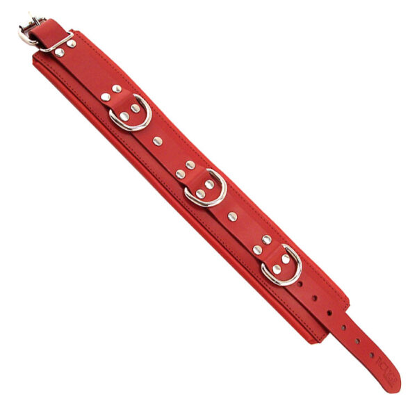 Rouge Garments Red Padded Collar - XToys UK