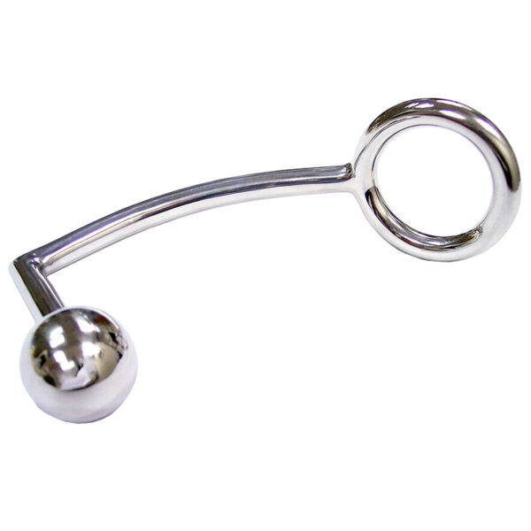 Rouge Stainless Steel Cock Ring With Anal Probe - XToys UK