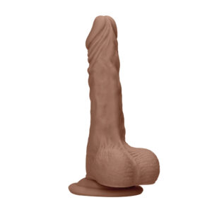 RealRock 7 Inch Dong With Testicles Flesh Tan - XToys UK