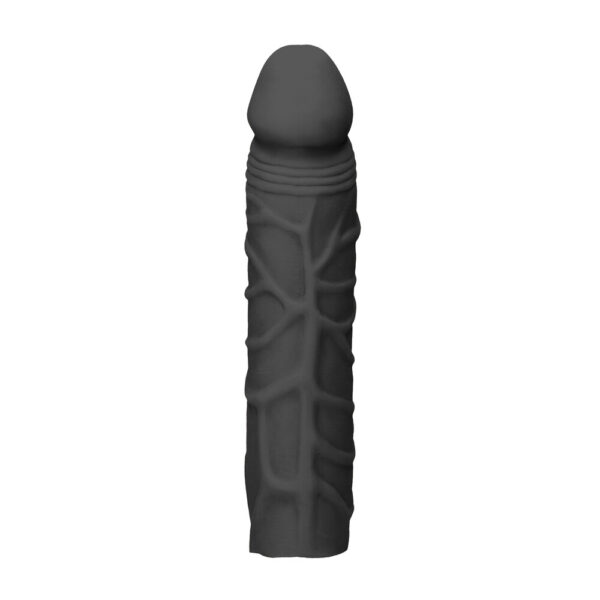 RealRock 7 Inch Penis Sleeve Black - XToys UK