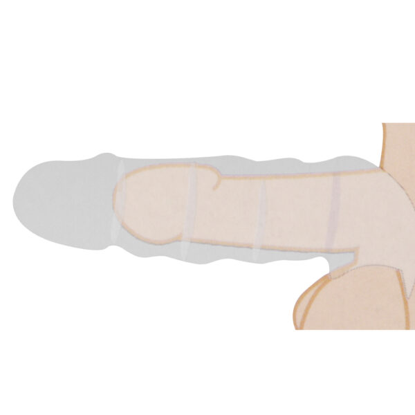 RealRock 9 Inch Penis Sleeve Flesh Tan - XToys UK