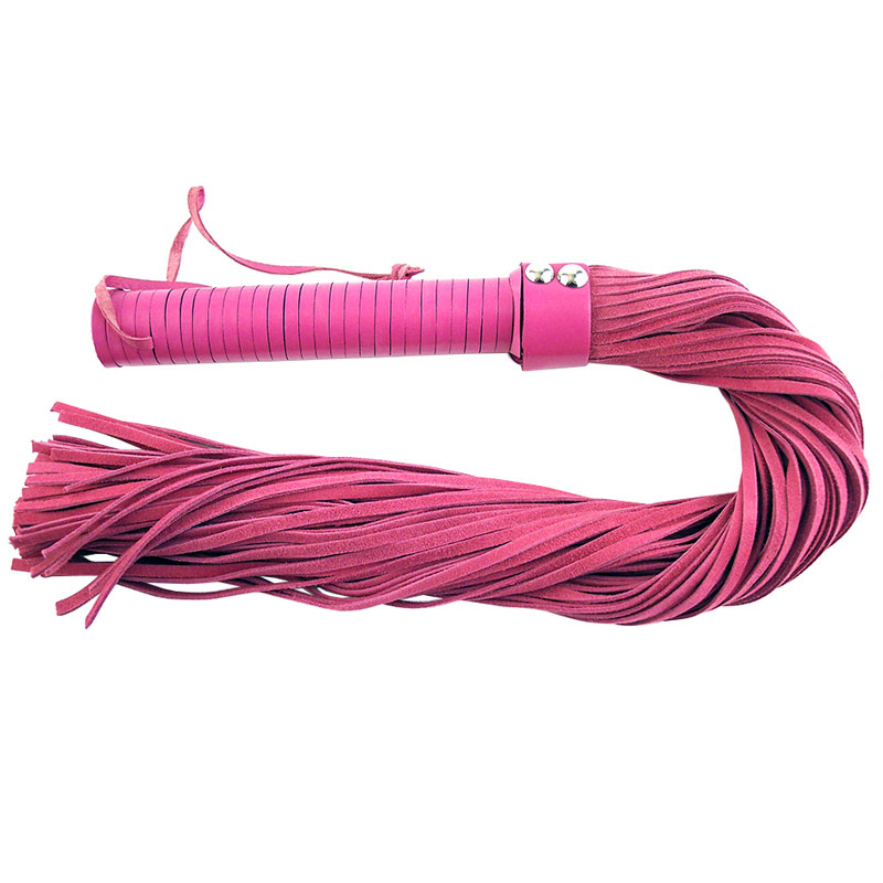 Rouge Garments Pink Suede Flogger - XToys UK