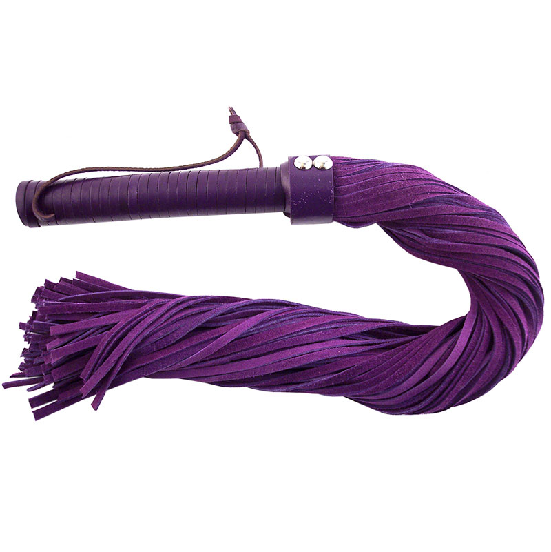 Rouge Garments Purple Suede Flogger - XToys UK