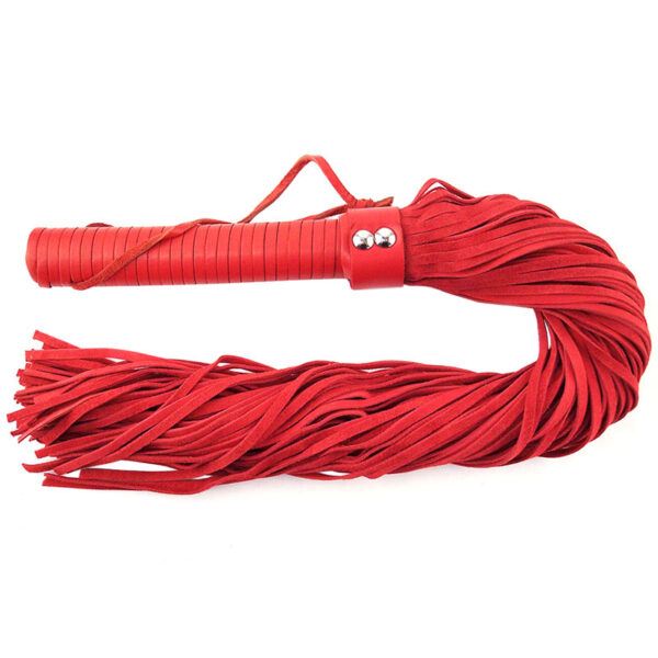 Rouge Garments Red Suede Flogger - XToys UK