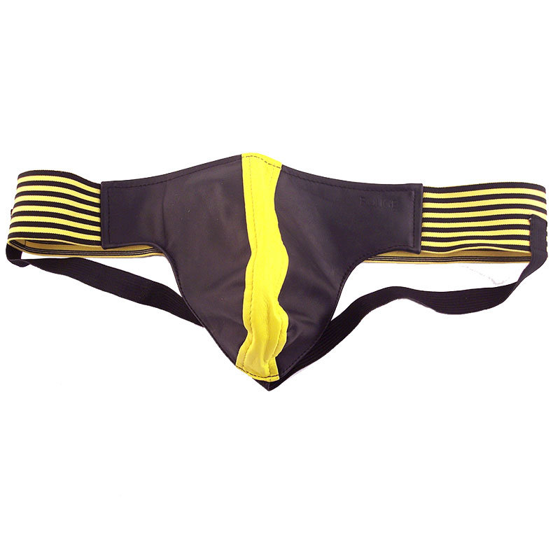 Rouge Garments Jock Black And Yellow - XToys UK