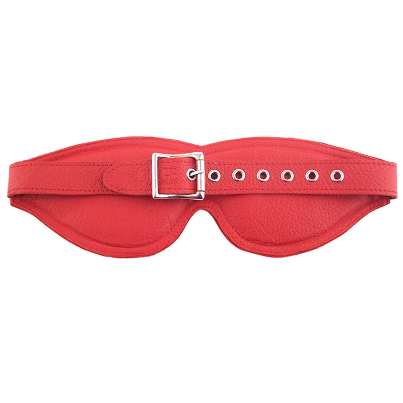 Rouge Garments Large Red Padded Blindfold - XToys UK