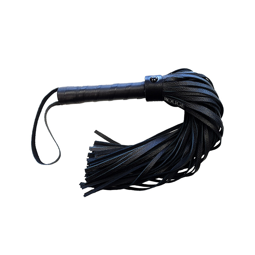 Rouge Garments Plain Black Flogger - XToys UK