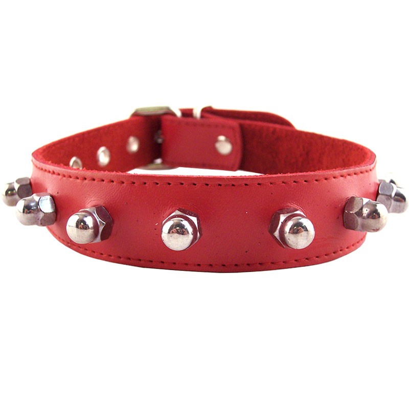 Rouge Garments Red Nut Collar - XToys UK