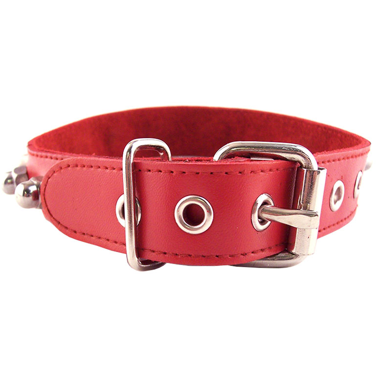 Rouge Garments Red Nut Collar - XToys UK