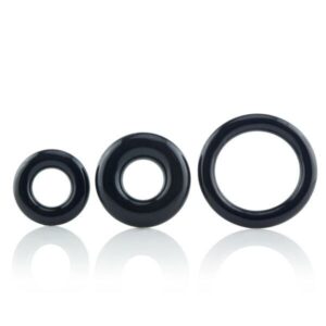 Screaming O RingO x3 Cock Rings Black - XToys UK