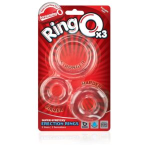 Screaming O RingO x3 Clear Cock Rings - XToys UK