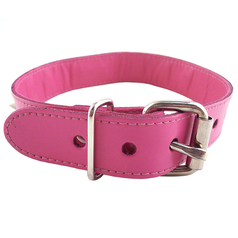 Rouge Garments Pink Studded ORing Studded Collar - XToys UK