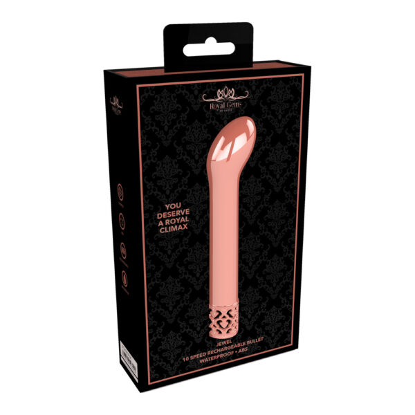 Royal Gems Jewel Rechargeable G Spot Bullet Rose Gold - XToys UK