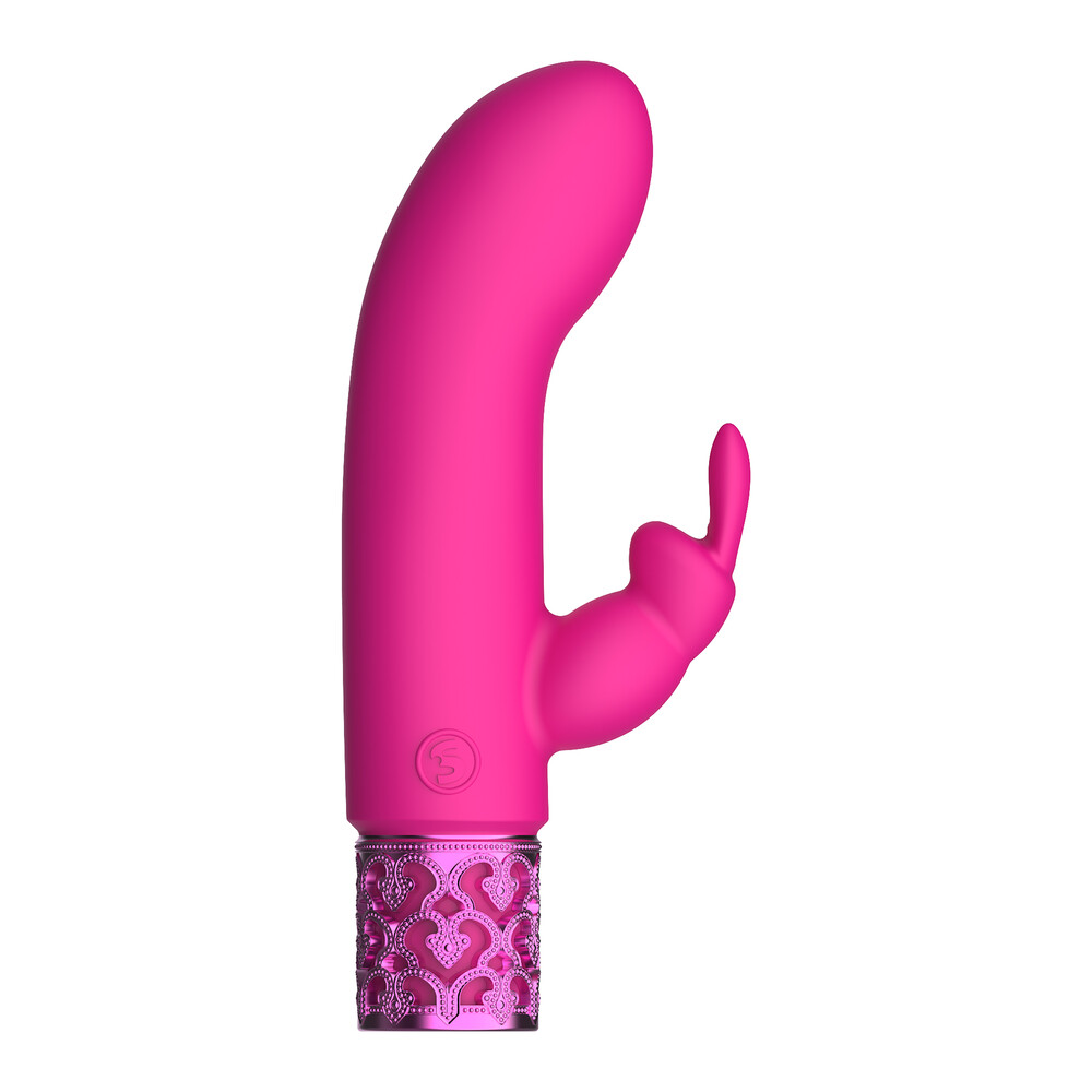 Royal Gems Dazzling Rechargeable Rabbit Bullet Pink - XToys UK