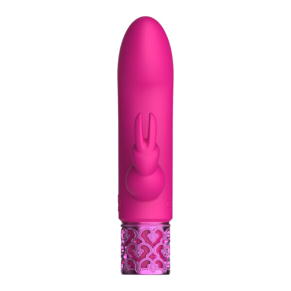 Royal Gems Dazzling Rechargeable Rabbit Bullet Pink - XToys UK