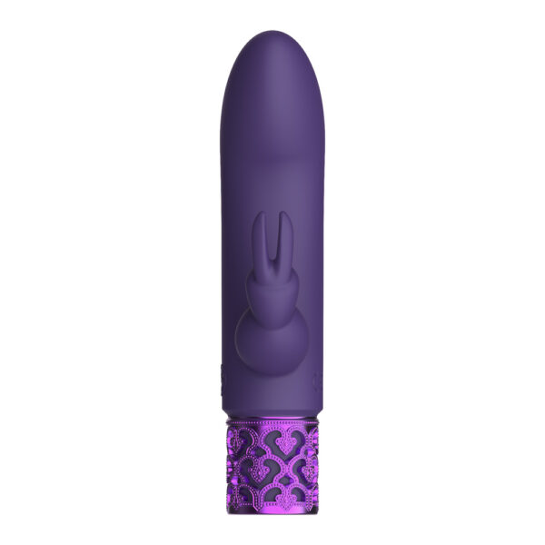 Royal Gems Dazzling Rechargeable Rabbit Bullet Purple - XToys UK