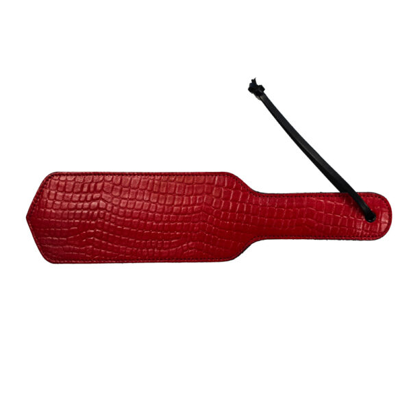 Rouge Garments Leather Croc Print Paddle - XToys UK