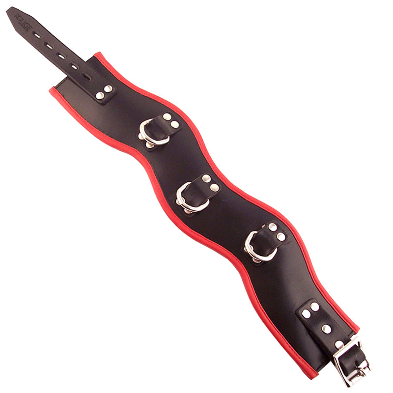 Rouge Garments Black And Red Padded Posture Collar - XToys UK