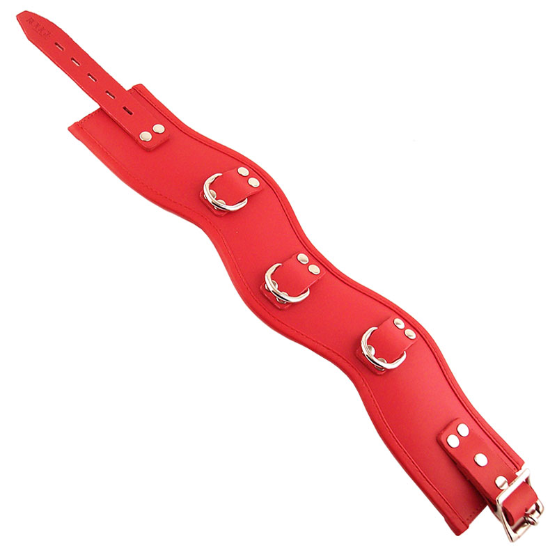 Rouge Garments Red Padded Posture Collar - XToys UK