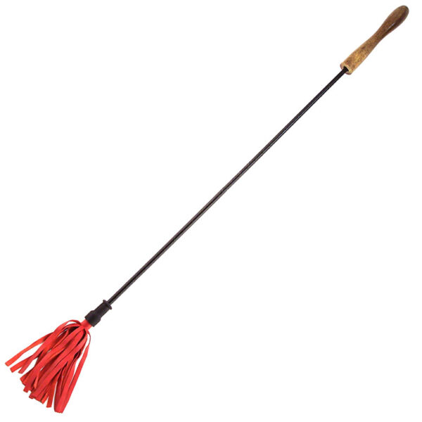 Rouge Garments Riding Crop With Wooden Handle Red - XToys UK