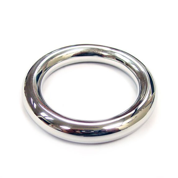 Rouge Stainless Steel Round Cock Ring 45mm - XToys UK